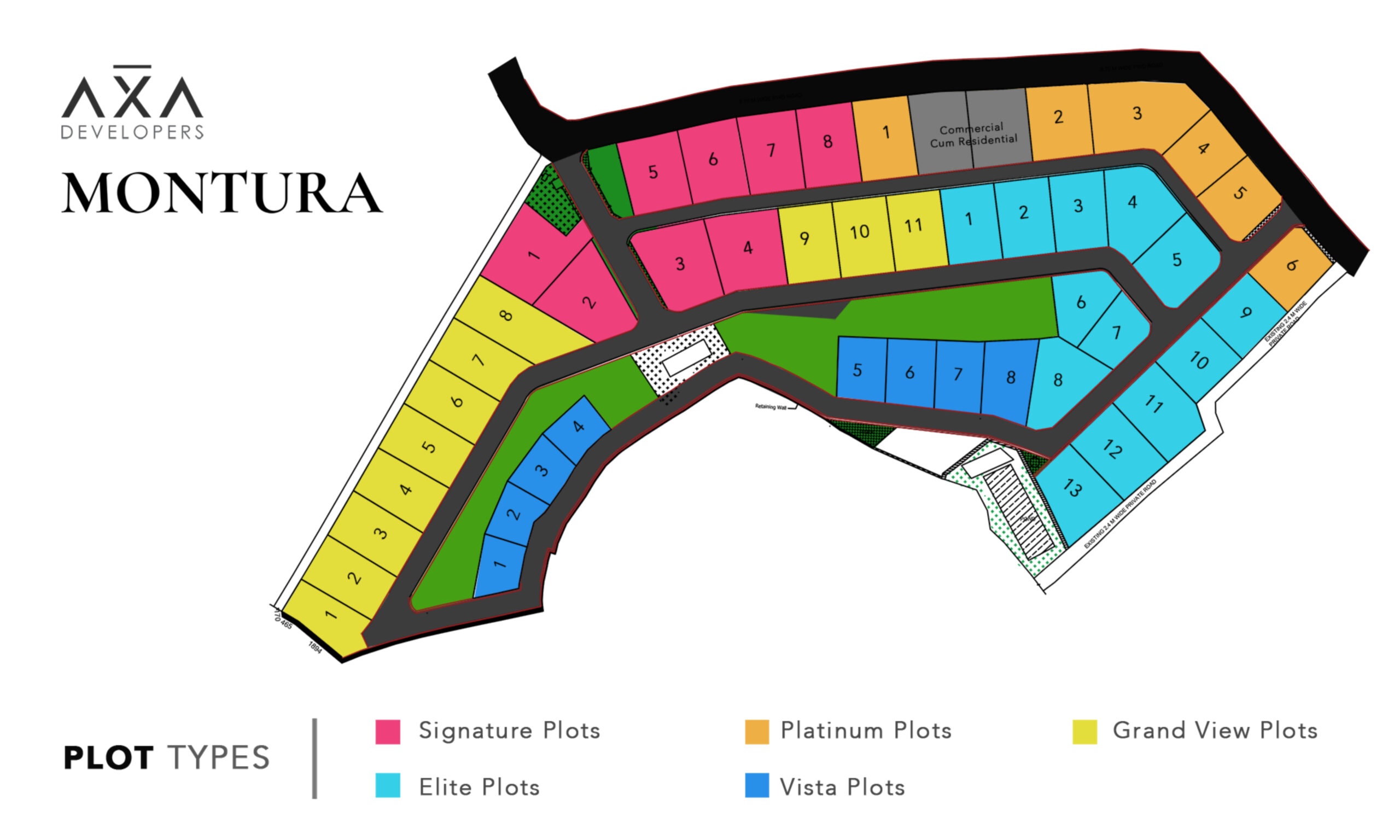 AXA Montura Site Plan